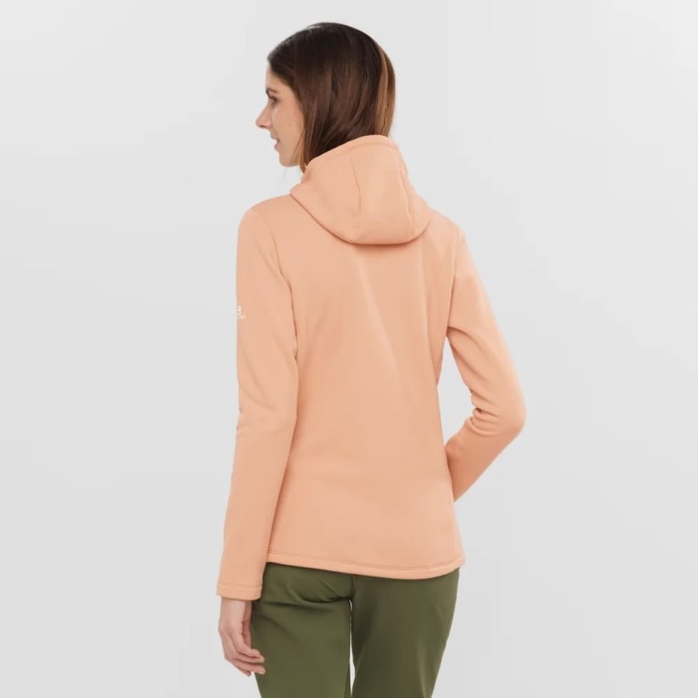 Salomon Essential Xwarm Women's Jackets Apricot | CA 63S19